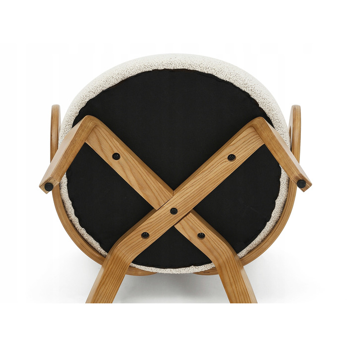 Стілець Mebel-Partner, тканина, бежевий, 1 шт.