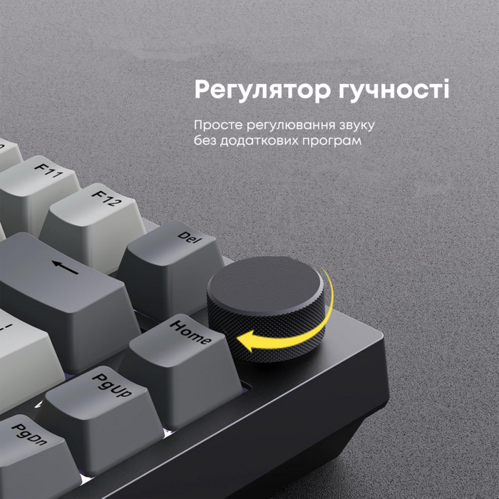 Дротова механічна клавіатура Ajazz AK820 Sea Salt Switch Black (AK820-SS-BGY)