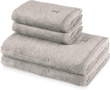 Рушники MÖVE Superwuschel набір: 2 банних 80x150 см і 2 для рук 50x100 см, 100% бавовна, кашемір, вироблено в Німеччині