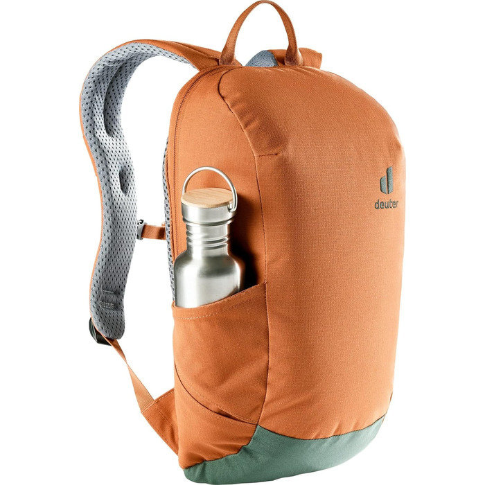 Рюкзак Deuter Step Out 12 л, каштаново-зелений, міський, для щоденного використання