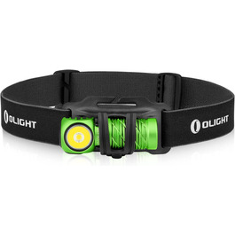Налобний ліхтар OLIGHT Perun 2 Mini LED 1100 люмен, 150 м, USB-заряджання, водонепроникний, 5 режимів, червоне світло, для кемпінгу та екстрених ситуацій, синій, холодне біле світло