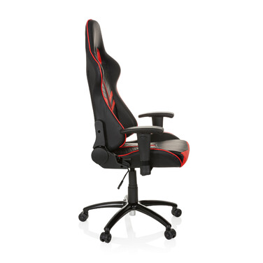 Ігрове крісло / Офісне крісло LEAGUE PRO Штучна шкіра Чорний / Червоний HJH OFFICE