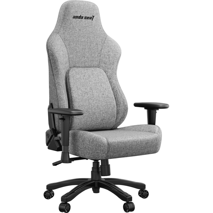 Крісло геймерське ігрове Anda Seat Phantom 4 L до 90 кг Gray Fabric (AD18YSD-72-G-F-G01)