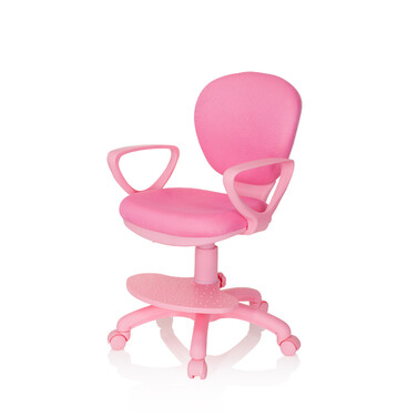 Дитячий стілець / дитячий письмовий стілець KID COLOUR тканина рожевий hjh OFFICE