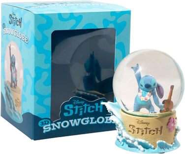 Снігова куля Disney Stitch Різдвяна, декор 9x10x8 см, офіційний фан-артикул