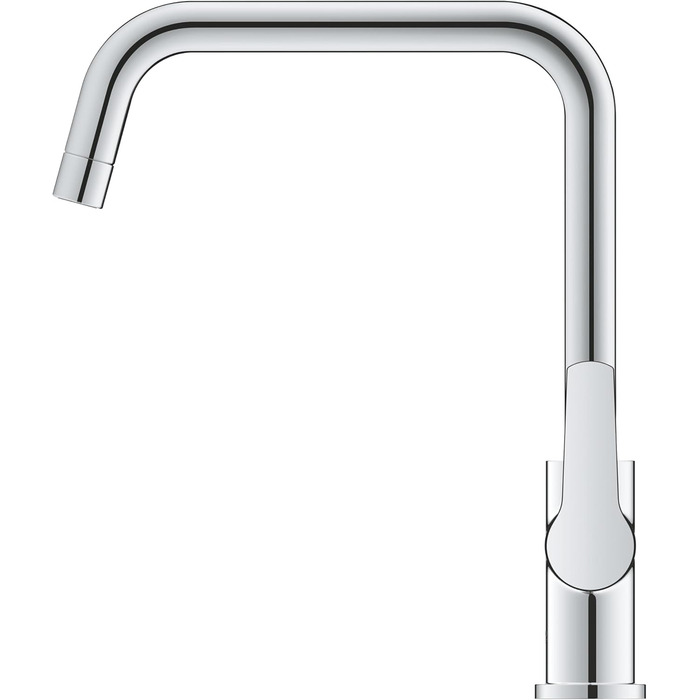 Змішувач кухонний GROHE Start з висувним душем, чорний, 306312430 - економія води, поворот 360°, легкий монтаж