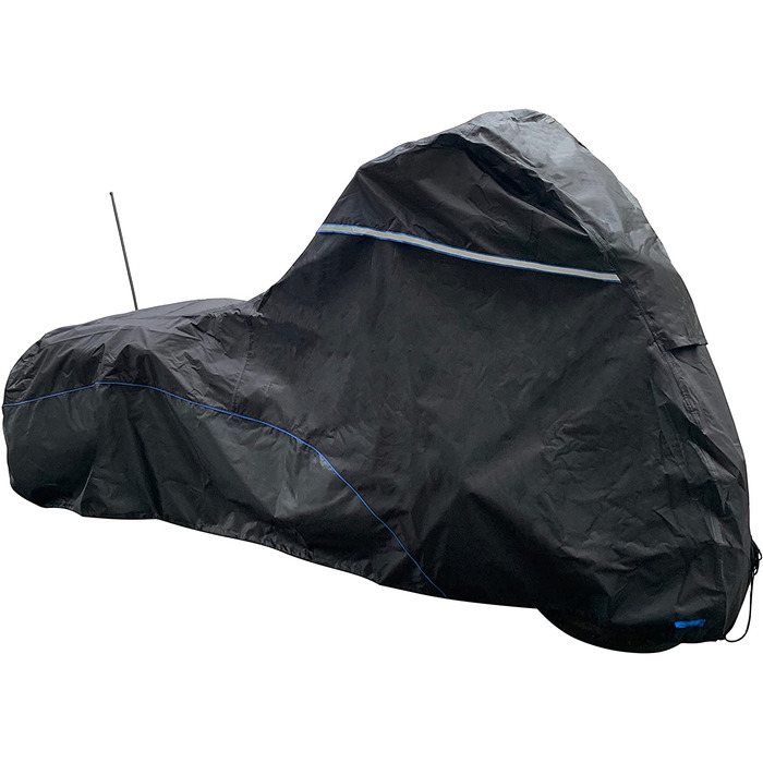Чохол для мотоцикла FENRIR 265x110x130 см, водонепроникний для Cruiser/Touring, підходить до GL1800 Gold Wing, K1600GT, K1600B, R18, Electra Glide, Road King, Road Glide, Street Glide, для вулиці