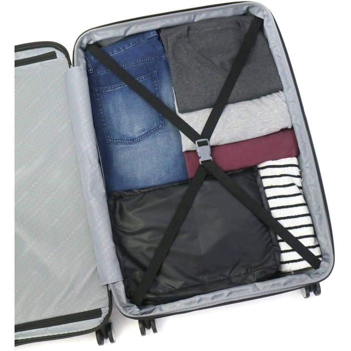 Валіза American Tourister Soundbox Spinner L, розширювана, 97 см, 110 л, жовта, TSA замок