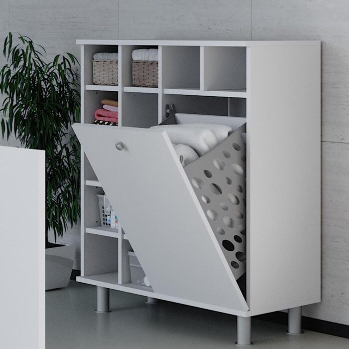 Шафа для ванної Vicco Fynn, біла, 78.4 x 91.6 см