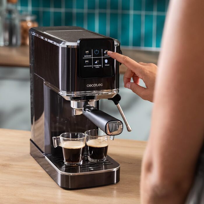 Кавомашина Cecotec Cafelizzia ColdBrew: Еспресо, Капучино, Холодний Кава, 20 бар, Змінна пара, Цифровий дисплей