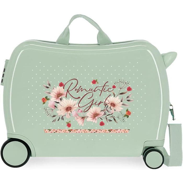 Дитяча валіза Movom Romantic Girl, 50x39x20 см, ABS, кодовий замок, 34 л, 1.8 кг, 4 колеса, ручна поклажа, мультиколор
