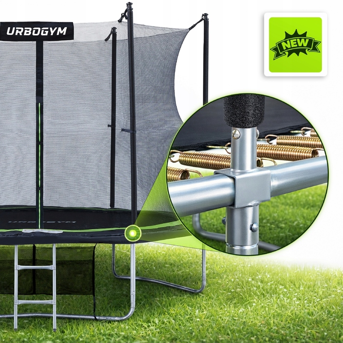 Батут із захисною сіткою Urbogym 312 см FT 10 (304-312 см)