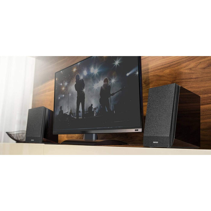 Активні полочні колонки Edifier R1850DB з Bluetooth та оптичним входом, студійні монітори 2.0 з підсилювачем та виходом на сабвуфер