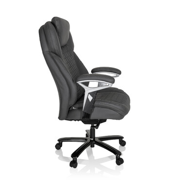 Крісло для керівника XXL PULLMANN штучна шкіра матова сіра hjh OFFICE