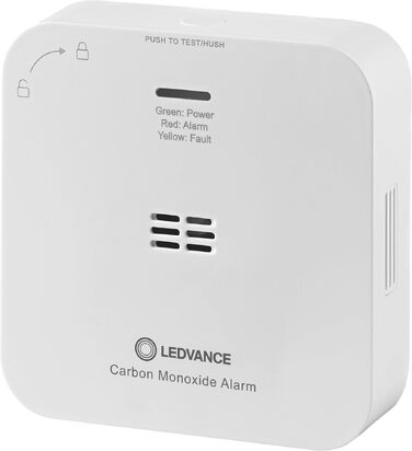 Розумний датчик чадного газу LEDVANCE SMART+ з WiFi, сертифікований EN 50291, білий