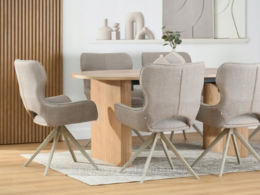Стілець Mebel-Partner, тканина, бежевий, 1 шт.