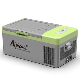 Автомобільний холодильник Alpicool Y16T 15л електричний компресорний, портативний для авто, вантажівки, човна, кемпінгу