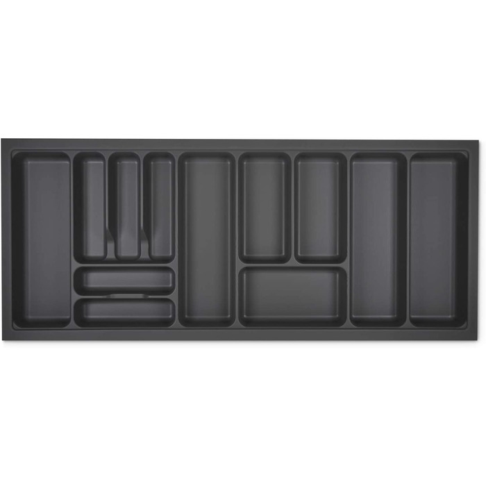 Вставка для столових приборів Orga-Box I 1119 x 473 мм, оріон-сірий, з перловою текстурою та антиковзаючим покриттям для Tandembox Antaro/Intivo і ModernBox, для шафи 120 см