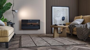 Електричний конвектор Olimpia Splendid Caleo Glass WiFi 2000 Вт, скляний, для стіни або підлоги, обігрівач приміщень до 60 м³