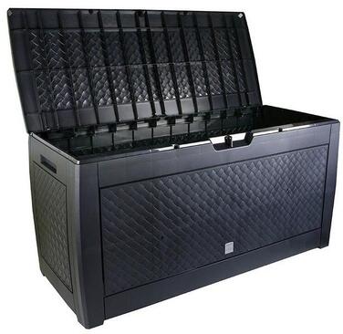 Садова скриня Prosperplast 310 л, пластик, чорна