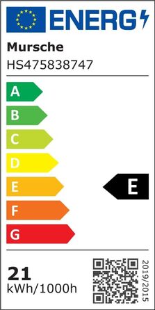 Дзеркало для ванної кімнати Mursche з підсвічуванням LED, 50x70 см, IP44, сенсорний вимикач, годинник, антизапарник, регулювання яскравості 3000K-6500K
