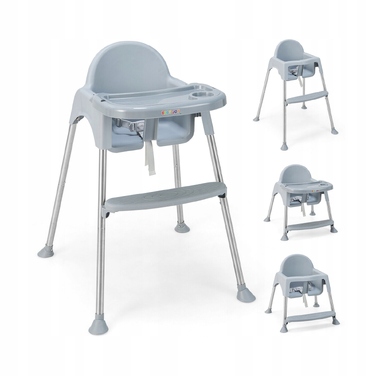 Складаний стільчик для годування 4в1 з підніжкою