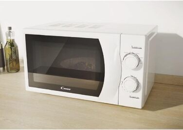 Мікрохвильова піч Candy CMW2070M, 20 л, 700 Вт, біла, без дисплея
