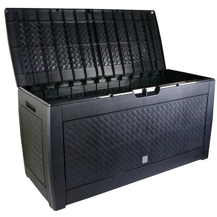 Садова скриня Prosperplast 310 л, пластик, чорна