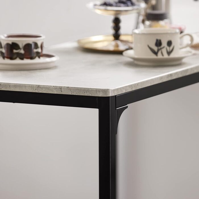 Комплект барних меблів SoBuy OGT03-HG, 3 предмети: стіл і стільці для кухні, балкону, бістро