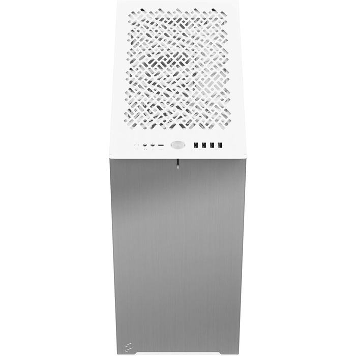 Корпус Fractal Design Define 7 Compact White ATX, алюміній/сталь, шумоізольований, білий, для тихого ПК