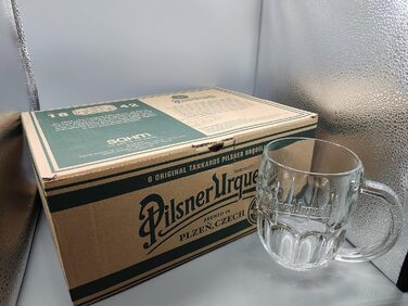 Пивні келихи Pilsner Urquell 0,5 л, 6 шт, Чехія, скло