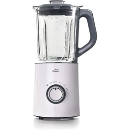 Електричний міксер Lacor 700 Вт, 1,5 л, білий, BPA-free, нержавіюча сталь