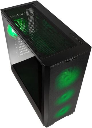 Корпус для ПК KOLINK Unity Solar, E-ATX, 4x ARGB/PWM 120 мм вентилятори, загартоване скло, 400 мм для відеокарти, чорний, Mid-Tower