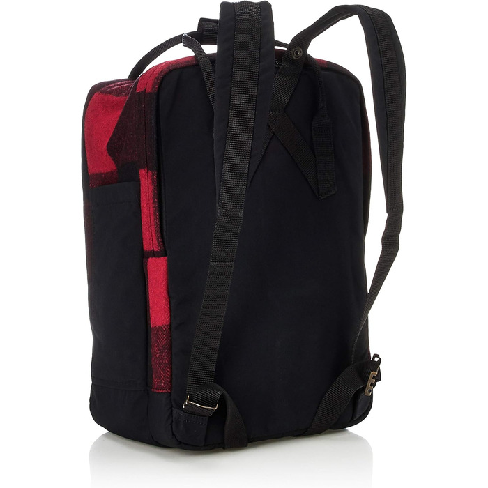 Рюкзак Fjällräven Kånken Re-Wool для ноутбука 15'' унісекс, червоний/чорний, 40x28x16 см