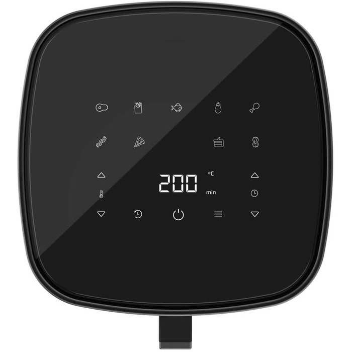 Фритюрниця без олії Cecotec Cecofry 6000 Full, 6 л, 1700 Вт, PerfectCook, 12 режимів, чорний колір