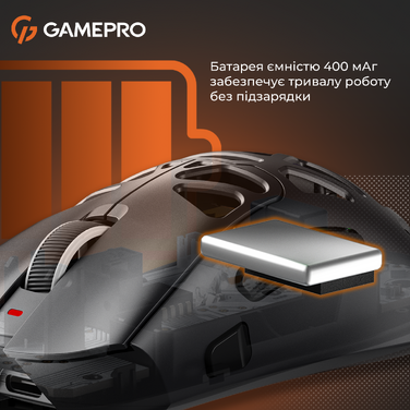 Бездротова ігрова миша GamePro Genesis Hollow (GM870HW)