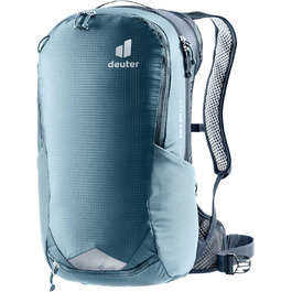Велосипедний рюкзак Deuter Race Air 14+3 л, Atlantic-Ink, легкий, вентиляція спини