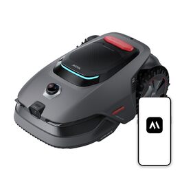 Робот-газонокосарка MOVA LiDAX Ultra 1200 без дроту, до 800 м², LiDAR 3D картографування, AI Vision, зріз 5 см, U-подібна траєкторія
