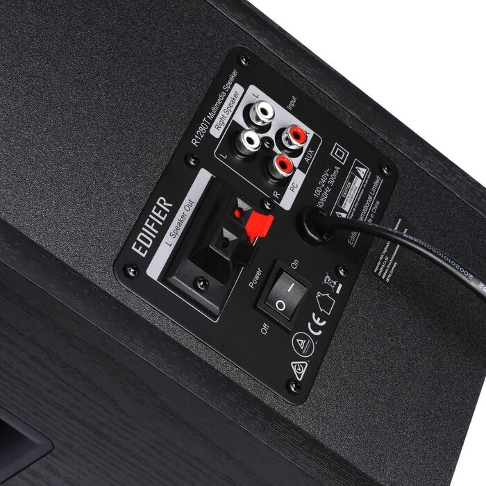 Edifier R1280T - Активні референсні колонки, пара, 42 Вт RMS, коричневий, для ПК, студійний звук