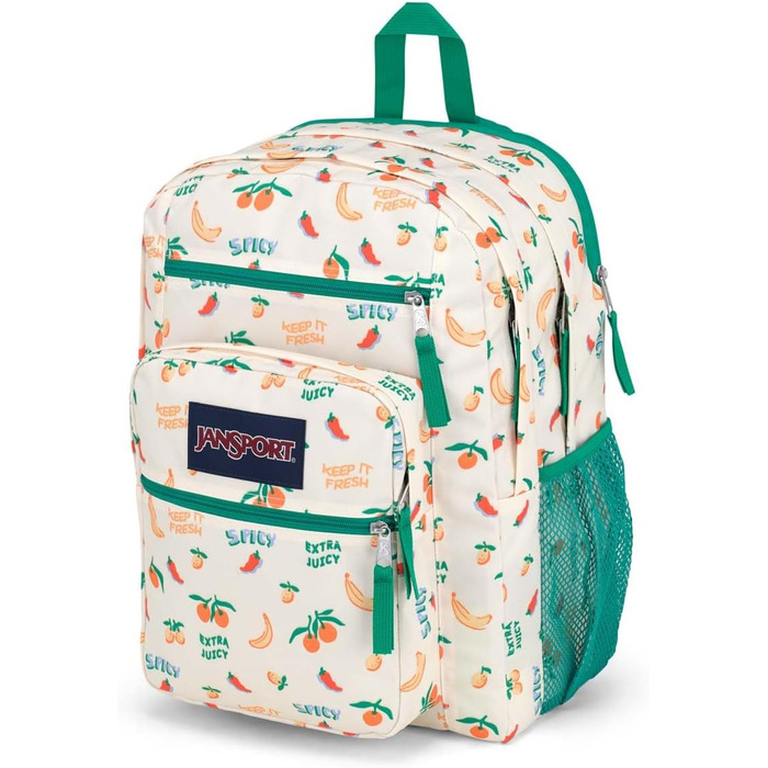 Рюкзак JanSport Big Student Five A Day Cream, великий шкільний кремовий