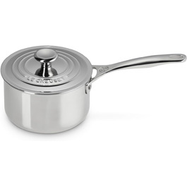 Каструля Le Creuset Signature з кришкою та ручкою, нержавіюча сталь, Ø 16 см, 1.9 л