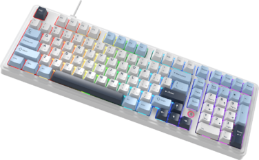 Дротова магнітна клавіатура Ajazz AK980 MAX Magnetic switches Blue White Dark Blue (AK980-MAX-M-BWD)