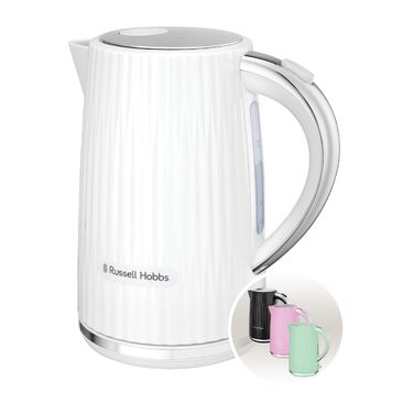 Електричний чайник Russell Hobbs Eden 1.7 л, 2400 Вт, колір малиновий (Raspberry), нержавіюча сталь, зі знімним фільтром від накипу, модель 27362-70