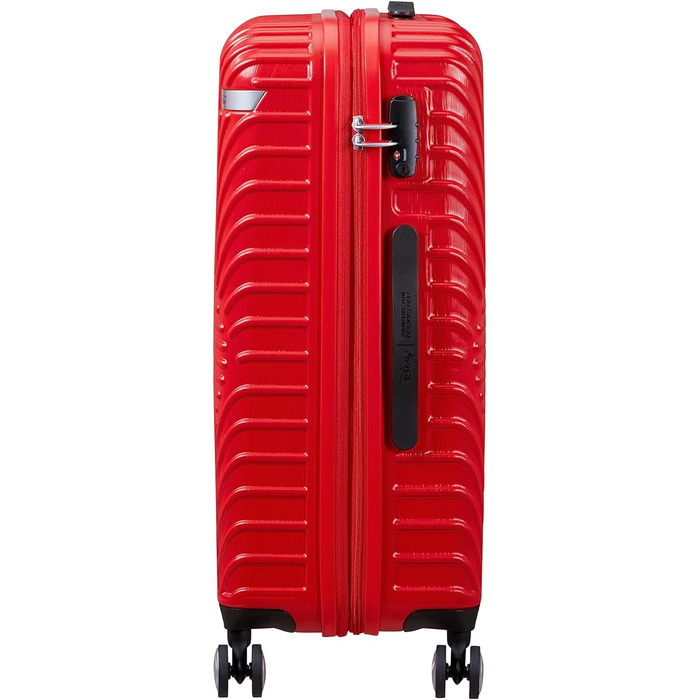 Валіза American Tourister Mickey Clouds, розширювана, 66 см, 63/70 л, червона, на колесах, середня