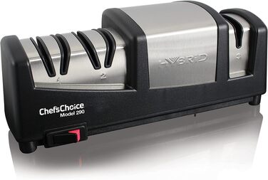 Двосторонній алмазний точильний камінь Chef's Choice M290 Hybrid AngleSelect для ножів, чорний