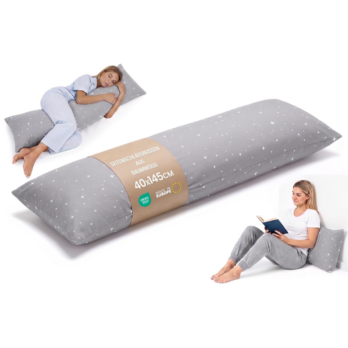 Подушка для вагітних Totsy Baby бокова 40x145 см, подушка для сну, Oeko-Tex, Галактика