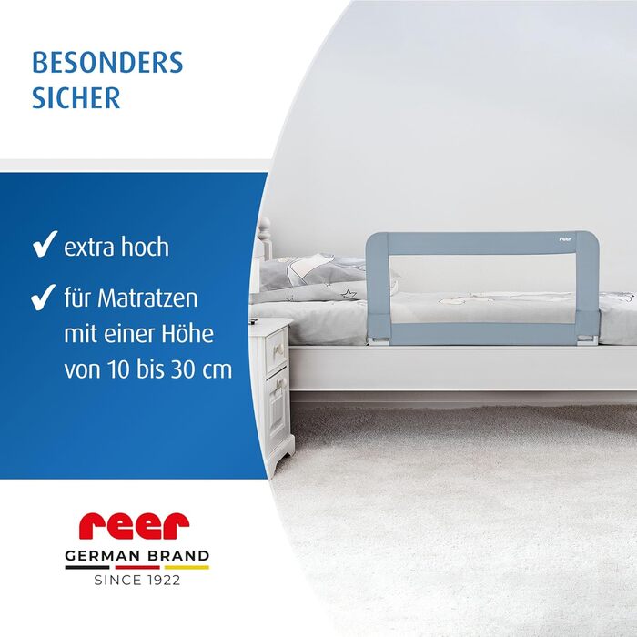 Захист від випадання Reer Sleep'n Keep для ліжечка, 150 см - бортик для ліжка 180-210 см