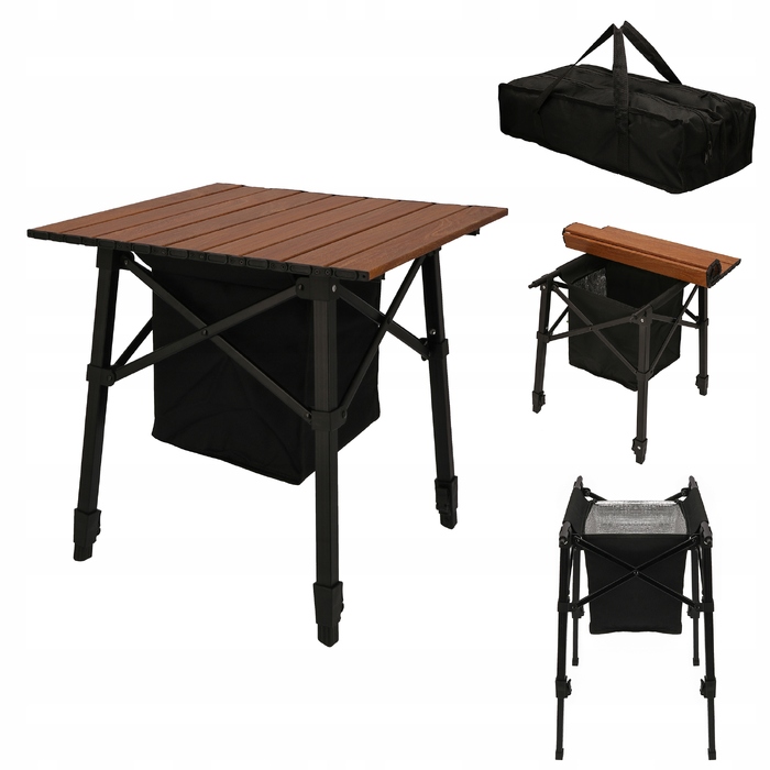 Туристичний стіл Jumi 50 x 51 x 51 см, коричневий