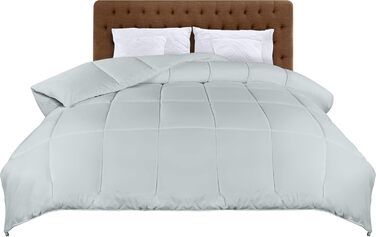 Ковдра Utopia Bedding для 2 осіб, 220x240 см, білий колір, 4 пори, мікрофібра, поліестер