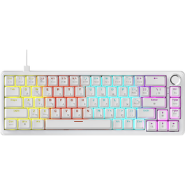 Дротова механічна клавіатура Ajazz AK690 Peach Mist Switch (AK690-PM-W)